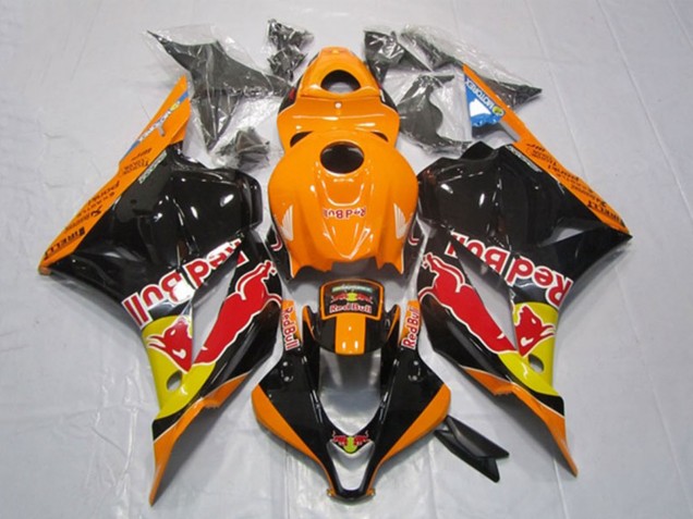 Carenados Moto Honda CBR600RR 2009-2012 - Naranja Amarillo Negro Brillante Rojo Bull Baratos