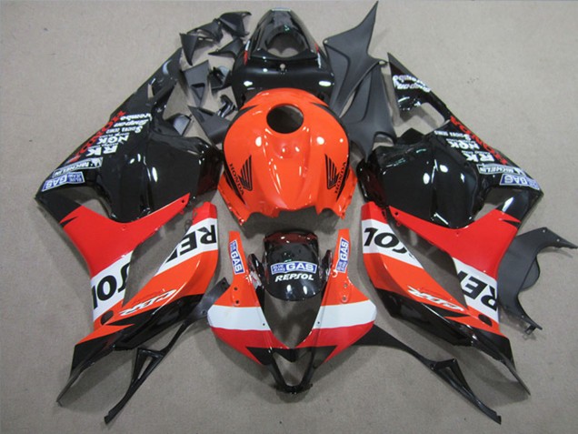 Completo Carenados Moto Honda CBR600RR 2009-2012 - Naranja Blanco Rojo Negro Brillante Repsol Baratos
