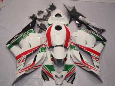 Carenado Moto Honda CBR600RR 2009-2012 - Blanco Rojo Verde Castrol Baratos