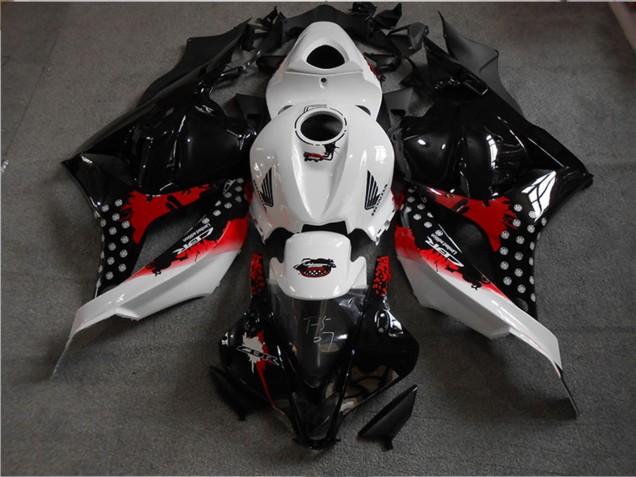 Carenado Moto Honda CBR600RR 2009-2012 - Blanco Rojo Negro Brillante Baratos