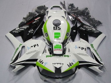 Carenados Moto Honda CBR600RR 2013-2023 - Blanco Verde Negro Brillante Hannspree ETS Baratos