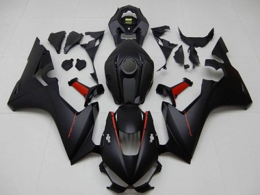 Carenado Moto Honda CBR1000RR 2017-2023 - Negro Mate Rojo Baratos