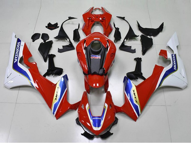 Carenado Moto Honda CBR1000RR 2017-2023 - Blanco Rojo Azul HRC Baratos