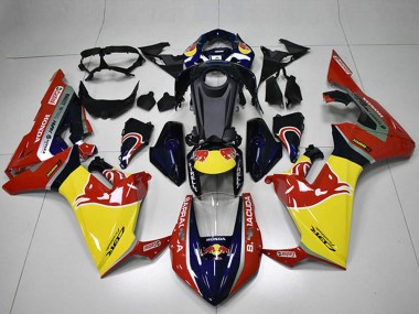 Carenados Moto Honda CBR1000RR 2017-2023 - Azul Amarillo Negro Brillante Rojo Bull Baratos
