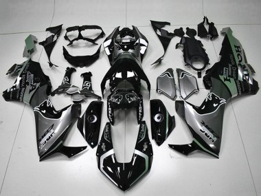 Carenados Moto Honda CBR1000RR 2017-2023 - Plata Negro Brillante HRC Baratos