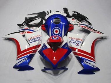 Carenados Moto Honda CBR1000RR 2012-2016 - Blanco Rojo Azul Royal Air Force Reserves Baratos