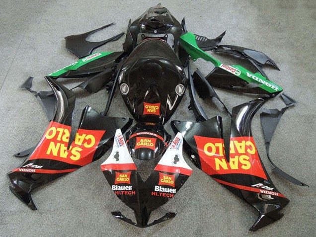 Carenados Moto Honda CBR1000RR 2012-2016 - Rojo Verde Amarillo Negro Brillante San Carlo Baratos
