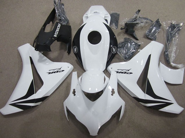 Carenados Moto Honda CBR1000RR 2008-2011 - Blanco Negro Brillante Fireblade Baratos