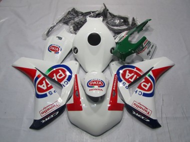 Carenados Moto Honda CBR1000RR 2008-2011 - Blanco Rojo Azul Pata Baratos