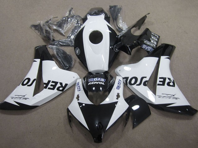 Carenado Moto Honda CBR1000RR 2008-2011 - Blanco Negro Brillante Repsol Baratos