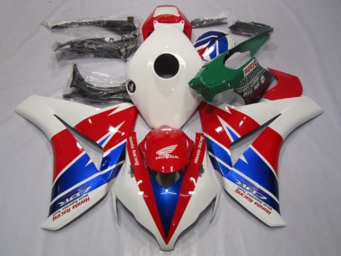 Carenados Moto Honda CBR1000RR 2008-2011 - Blanco Rojo Azul Carrera Baratos