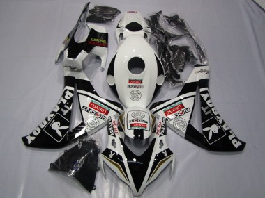 Carenados Moto Honda CBR1000RR 2008-2011 - Blanco Negro Brillante DENSO Playboy Baratos