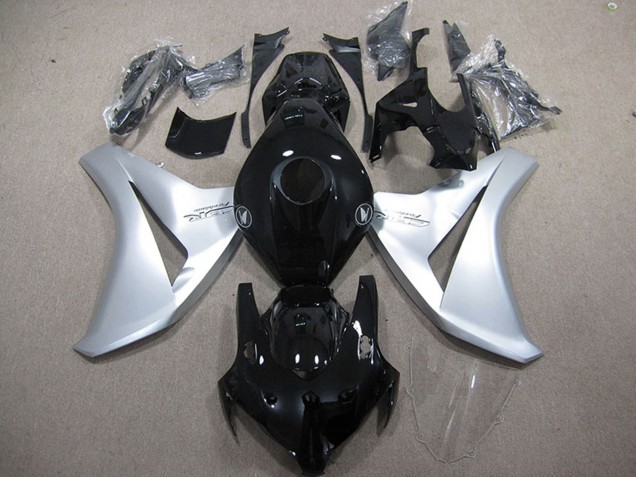 Carenados Moto Honda CBR1000RR 2008-2011 - Plata Negro Brillante Fireblade Baratos