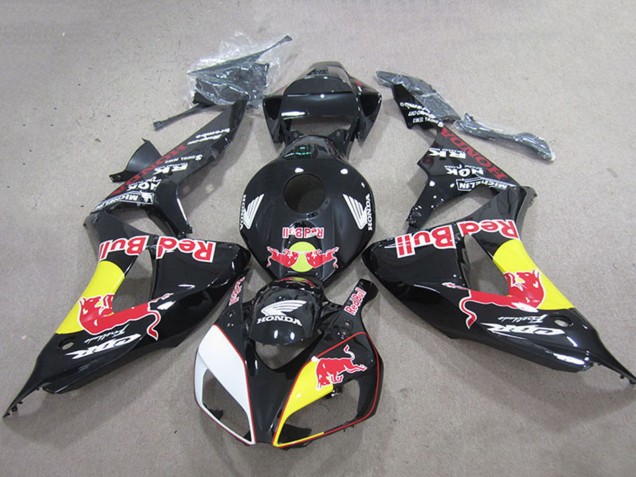 Carenados Moto Honda CBR1000RR 2006-2007 - Negro Brillante Amarillo Blanco Rojo Bull Baratos