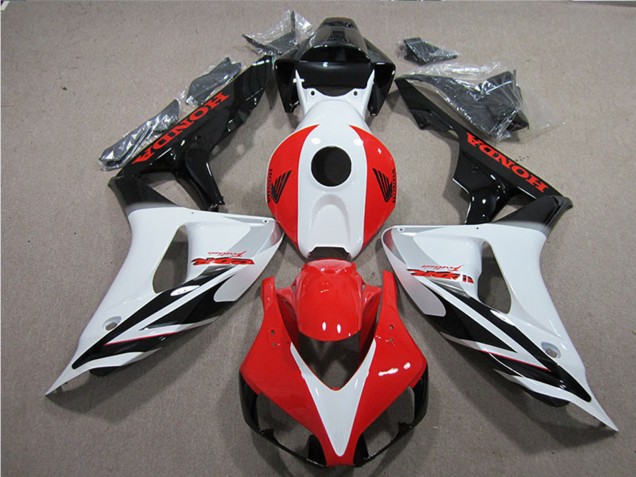 Carenados Moto Honda CBR1000RR 2006-2007 - Blanco Rojo Negro Brillante Fireblade Baratos