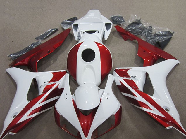 Kits Carenado Moto Honda CBR1000RR 2006-2007 - Blanco Rojo Baratos