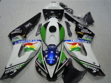Carenados Moto Honda CBR1000RR 2006-2007 - Blanco Verde Rojo Amarillo Azul Negro Brillante Carrera EuroBet Lee Baratos