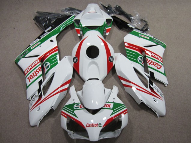 Carenados Moto Honda CBR1000RR 2004-2005 - Blanco Rojo Verde Castrol Baratos