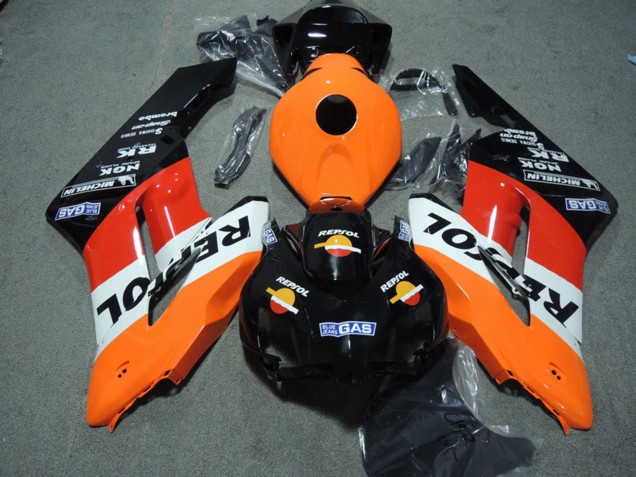 Kits Carenado ABS Honda CBR1000RR 2004-2005 - Naranja Blanco Rojo Negro Brillante Repsol Baratos