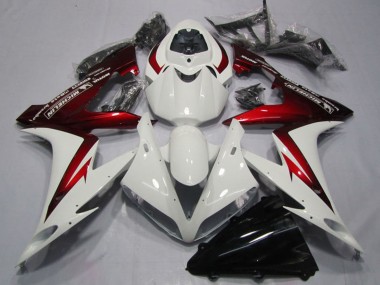 Carenados Moto Honda CBR1000RR 2004-2005 - Blanco Rojo Baratos