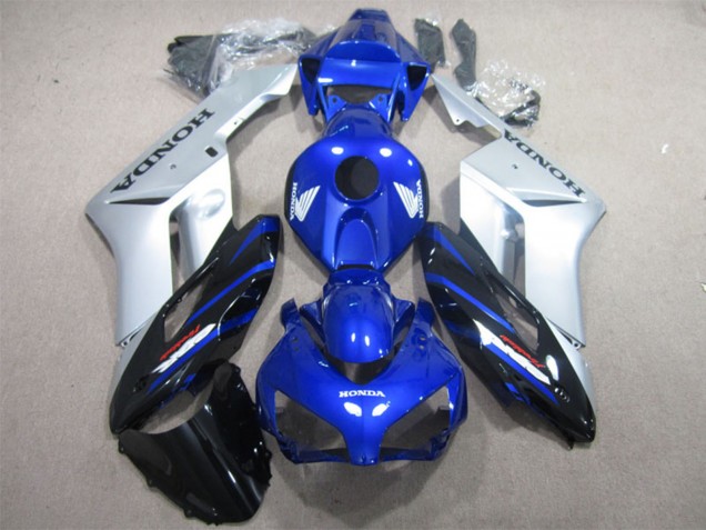 Carenados Moto Honda CBR600 F4i 2001-2003 - Plata Azul Negro Brillante Baratos