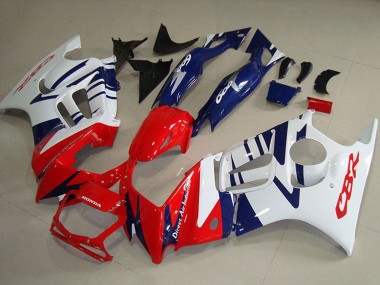 Carenados Moto Honda CBR600 F3 1995-1996 - Blanco Rojo Azul Baratos