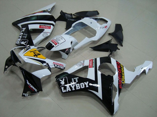 Carenados Moto Honda CBR900RR 954 2002-2003 - Blanco Amarillo Negro Brillante Rizoma Playboy 14 Baratos