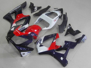 Carenados Moto Honda CBR900RR 929 2000-2001 - Blanco Rojo Azul Oscuro Baratos