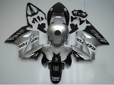 Carenados Moto Honda VFR 800 2002-2013 - Plata Blanco Negro Brillante Repsol Baratos