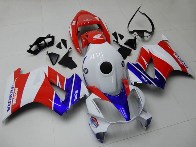 Carenados Moto Honda VFR 800 2002-2013 - Blanco Rojo Azul Baratos