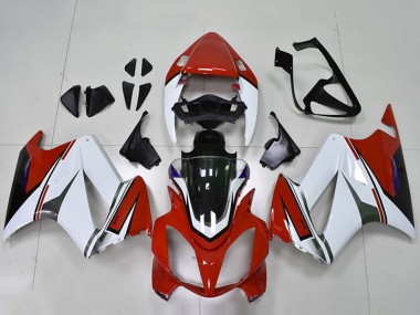 Carenados Moto Honda VFR 800 2002-2013 - Blanco Rojo Negro Brillante Baratos