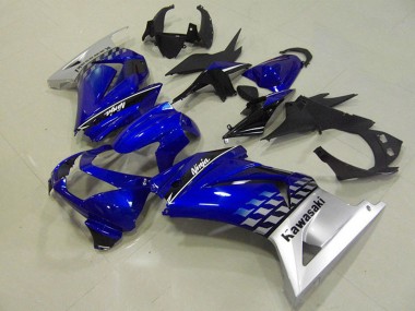 Carenados Moto Kawasaki ZX250R 2008-2012 - Azul Plata Baratos