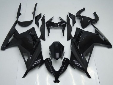 Carenados Moto Kawasaki ZX300R 2013-2018 - Negro Brillante Baratos