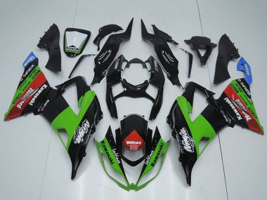 Carenados Moto Kawasaki ZX6R 2013-2018 - Negro Brillante Verde Rojo Azul Motocard Baratos