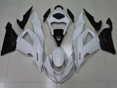 Carenados Moto Kawasaki ZX6R 2013-2018 - Blanco Negro 636 Baratos