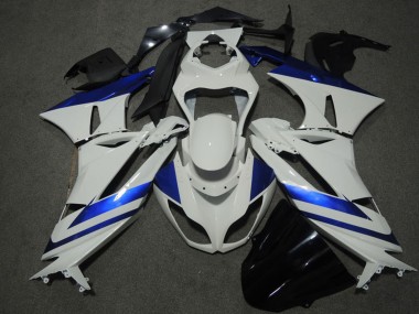 Carenados Moto Kawasaki ZX6R 2009-2012 - Azul Blanco Baratos