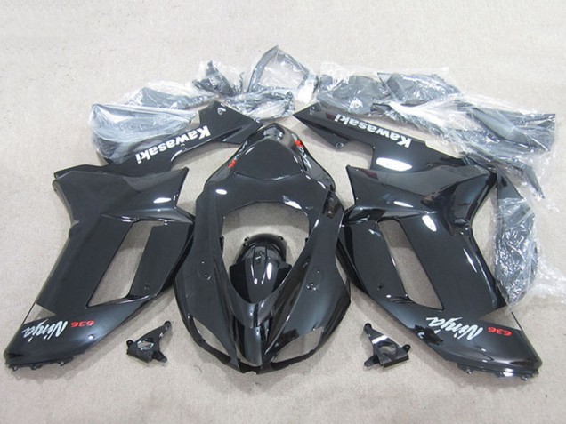 Carenados Moto Kawasaki ZX6R 2007-2008 - Negro Ninja 636 Baratos