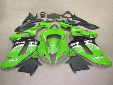 Carenados Moto Kawasaki ZX6R 2007-2008 - Verde Touch4 4 Baratos