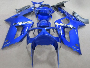 Carenado Moto Kawasaki ZX6R 2003-2004 - Azul Baratos