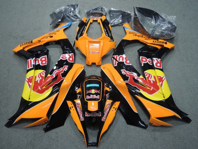 Carenados Moto Kawasaki ZX10R 2011-2015 - Naranja Negro Rojo Bull Baratos