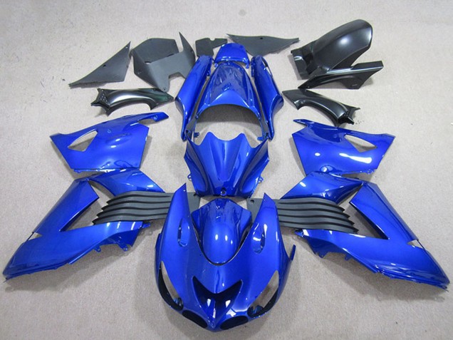 Carenado Moto Kawasaki ZX14R ZZR1400 2006-2011 - Azul Baratos
