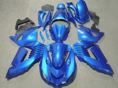 Carenados Moto Kawasaki ZX14R ZZR1400 2006-2011 - Azul Baratos