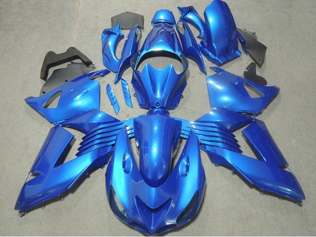 Carenados Moto Kawasaki ZX14R ZZR1400 2006-2011 - Azul Baratos