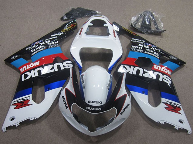 Carenados Moto Suzuki GSXR 600 2001-2003 - Blanco Azul Rojo Negro Motul Baratos