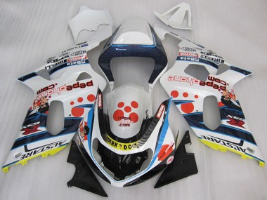 Carenados Moto Suzuki GSXR 600 2001-2003 - Blanco Azul Rojo Amarillo Negro Dark Dog Baratos