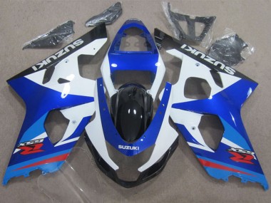 Carenados Moto Suzuki GSXR 600 2004-2005 - Blanco Azul Rojo Baratos