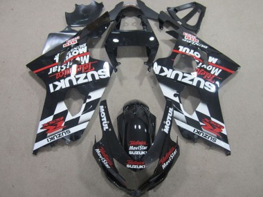 Carenados Moto Suzuki GSXR 600 2004-2005 - Negro Brillante Rojo Blanco Telefumica MoviStar Baratos