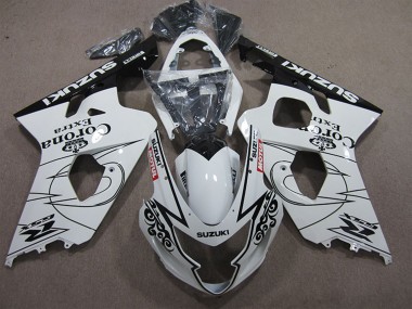 Carenados Moto Suzuki GSXR 600 2004-2005 - Blanco Negro Corona Extra Motul Baratos
