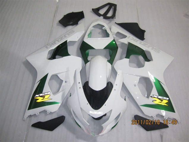 Carenados Moto Suzuki GSXR 600 2004-2005 - Blanco Verde Amarillo Negro Baratos