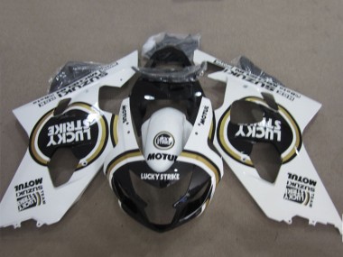 Carenados Moto Suzuki GSXR 600 2004-2005 - Blanco Negro Lucky Strike Motul Baratos